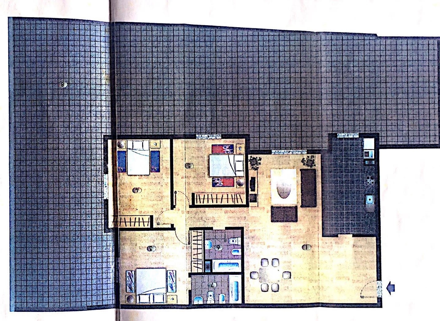 Apartamiento 3 habitaciones